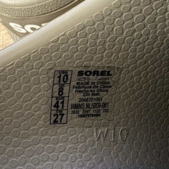 Womens 10 Sorel Caribou
ClogChrome Grey Chunky Comfort
Slip On Shoes - Picture 9 of 10